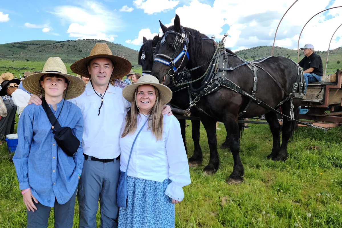 Pioneer trek at Hardware Ranch, Utah in 2023